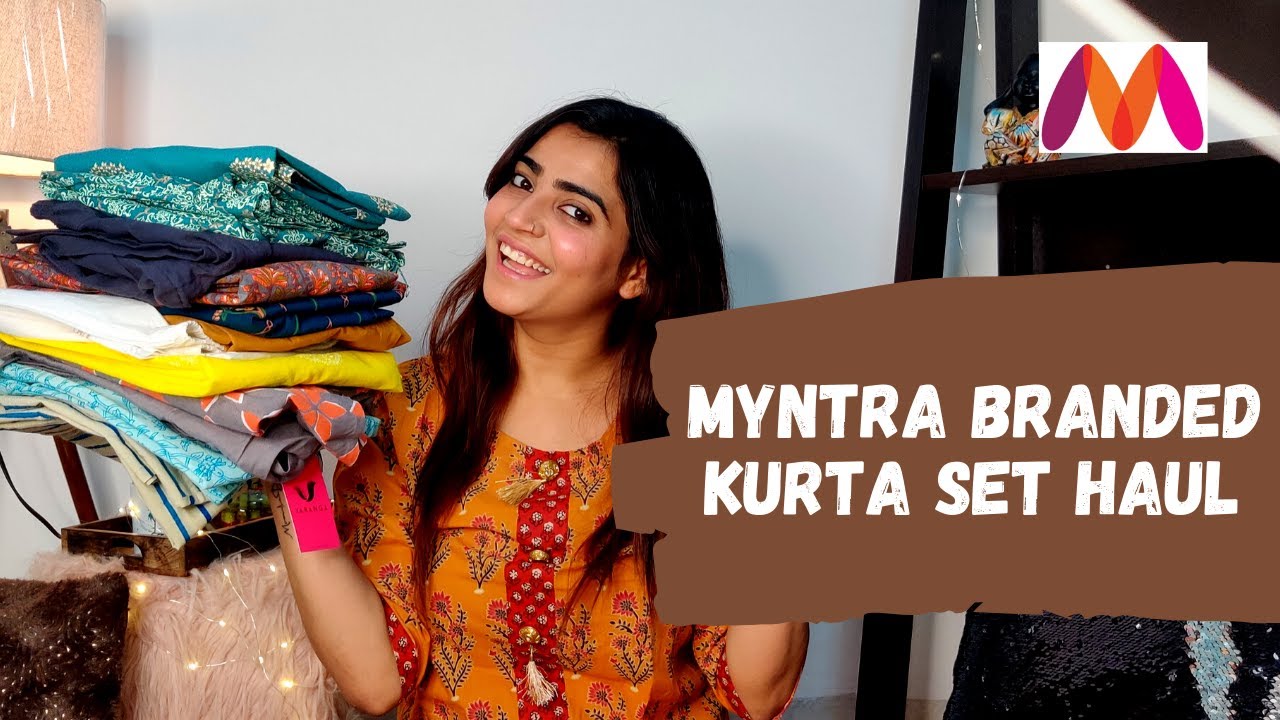 *New Arrivals* Myntra Branded Kurta Set Haul Under Rs 999 | Myntra ...