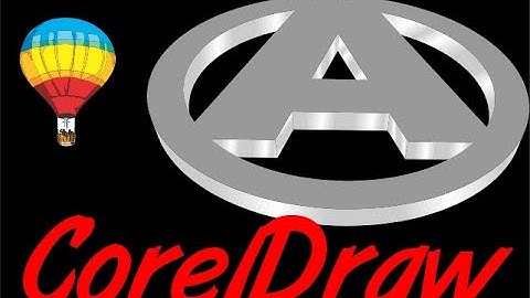 Corel Draw Tips & Tricks 3D Looking Metal letter