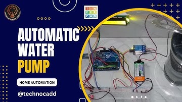 Automatic Water Pump| Home Automation| Mechatronics| Mini Project| Tinkercad