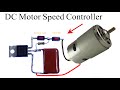 Make a DC motor speed controller diy dc voltage regulator