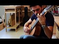 Tserkezis george performs la catedral on a koumridis lattice braced concert classical guitar