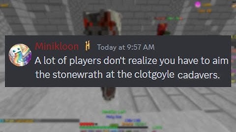 clotgoyles bug [Vampire Slayer]