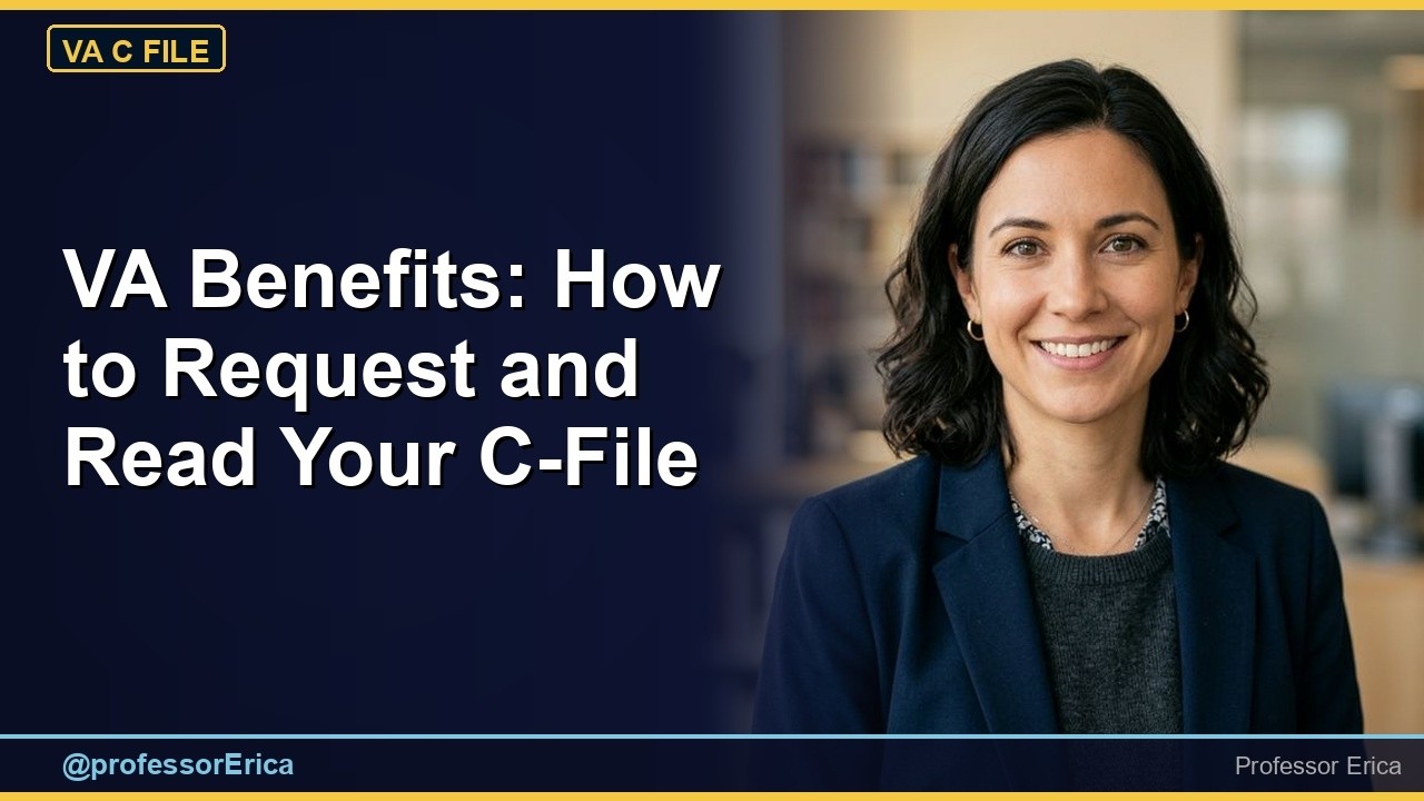 VA Benefits: How to Request and Read Your C-File