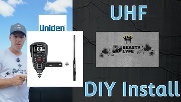💪DIY UHF-installatie van UNIDEN 😎 Gedetailleerde stap voor stap 💪
