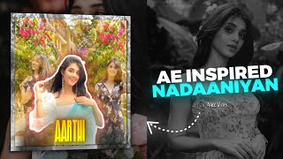 NADAANIYAN 🌸 || Alight Motion || Ae Inspired || Areee Vicky || Edits