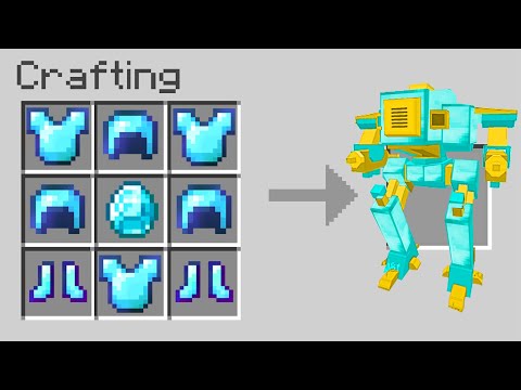 Minecraft But There Are Custom Robots