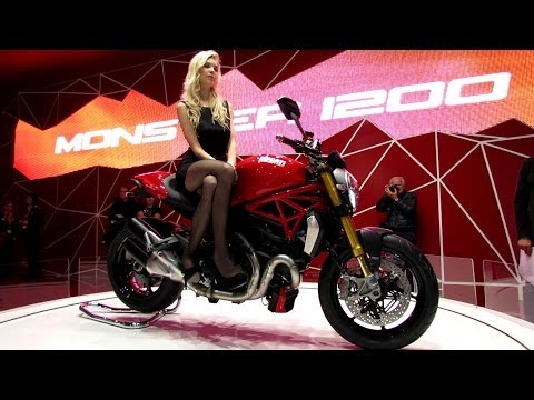 Video: Milan Motor Show 2013: Ducati Monster 1200 den vakreste