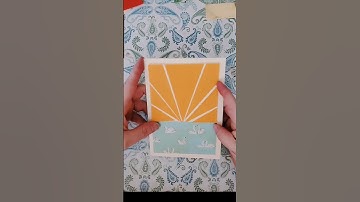 Using Scraps to make Starburst Card