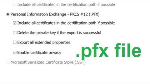 How to create .pfx file for a code sign certificate (Personal Information Exchange - PKCS #12)