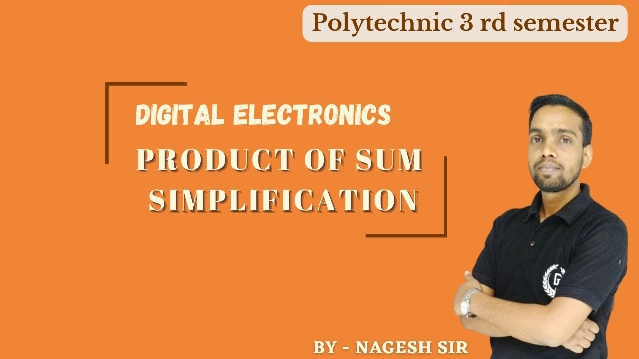 Product of sum simplification// Example: Solve a Product of Sum (POS ...