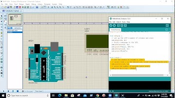 4. 16*4 LCD Display Using Arduino and Proteus.