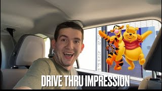 Totally awesome Pooh and Tigger at the drive thru
