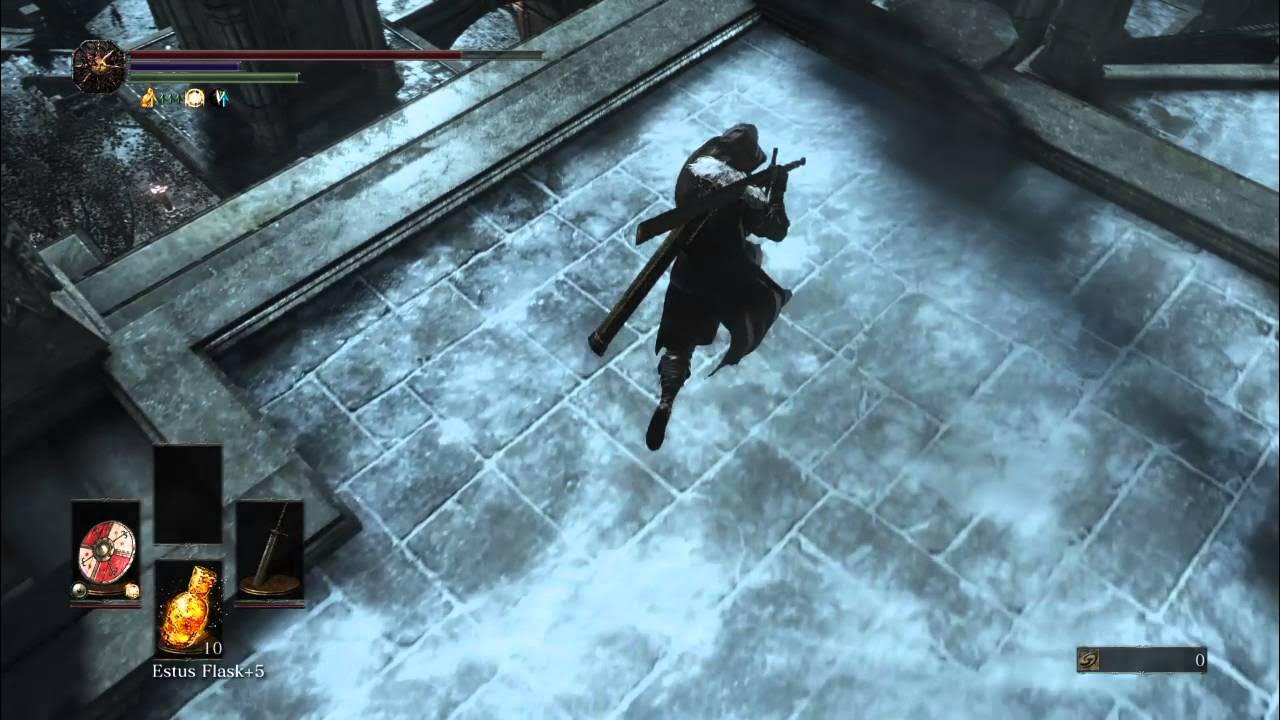 DARK SOULS™ III Anor Londo bonfire run with elevator and ladder