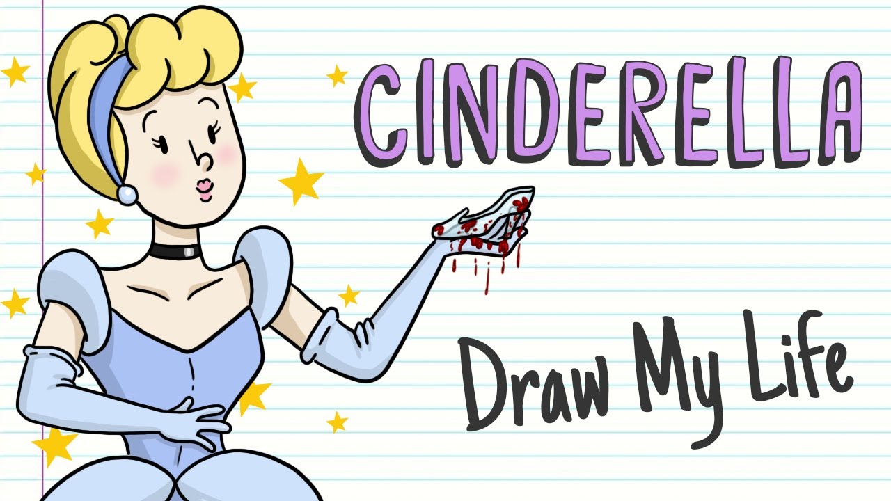 ⁣CINDERELLA, THE TRUE STORY | Draw My Life Fairy Tales