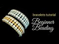 beginner beading. beaded bracelets tutorial. DIY Jewelry
