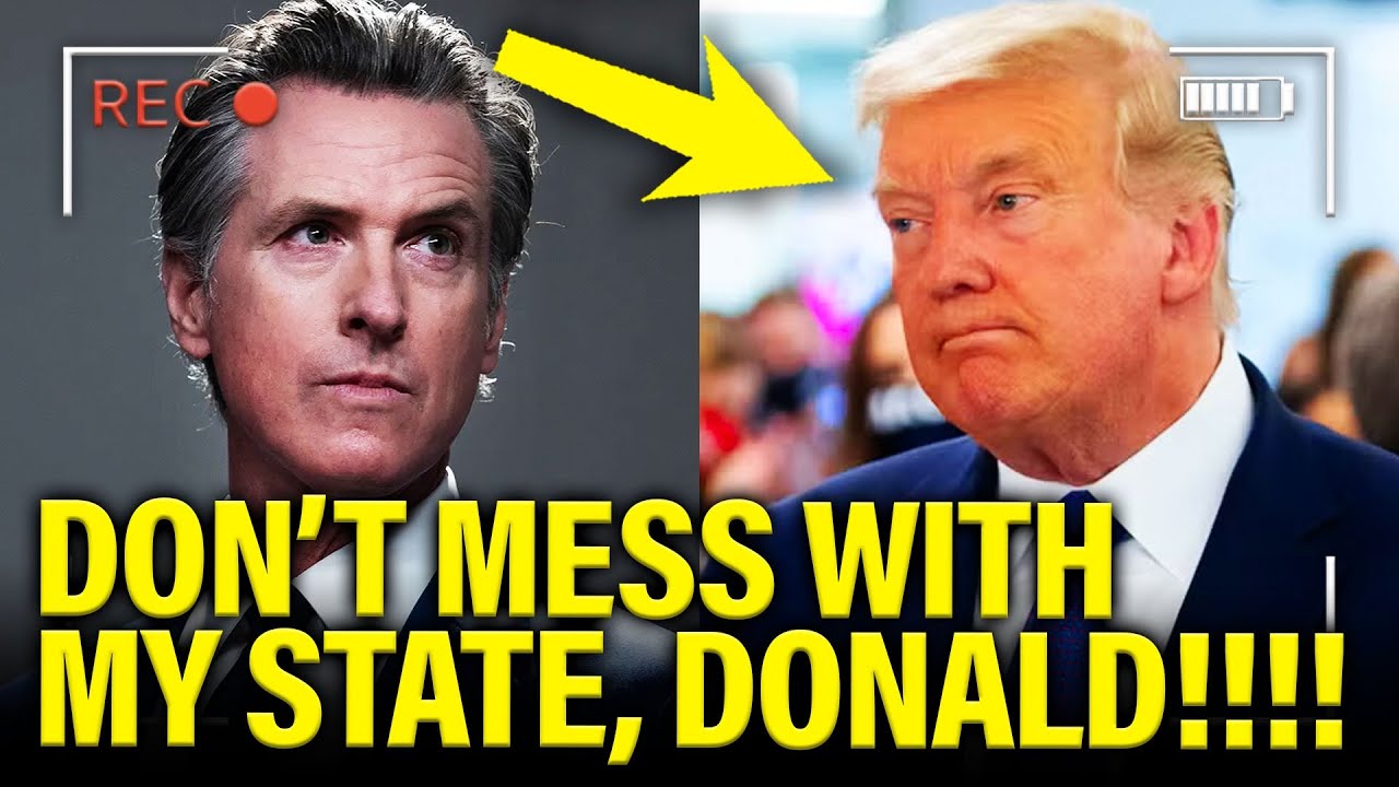Gov Newsom STRIKES BACK quick against Trump Threats