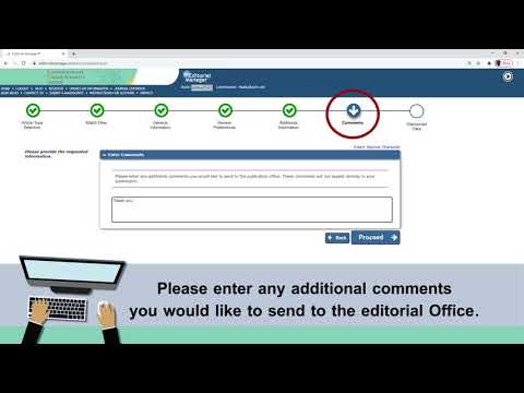 Submitting a New Manuscript Process: Editorial Manager System (EM)