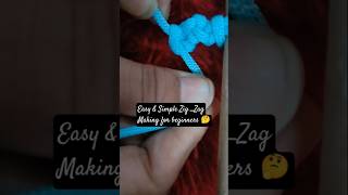 💥Easy & simple Zigzag Knot 🪢 #macrame #shorts #new trend #knottutorial #shortsfeed #yknot#diy #craft