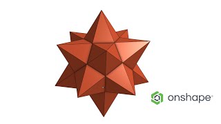 Exploring the Small Stellated Dodecahedron in Onshape: A Fascinating Geometric Journey