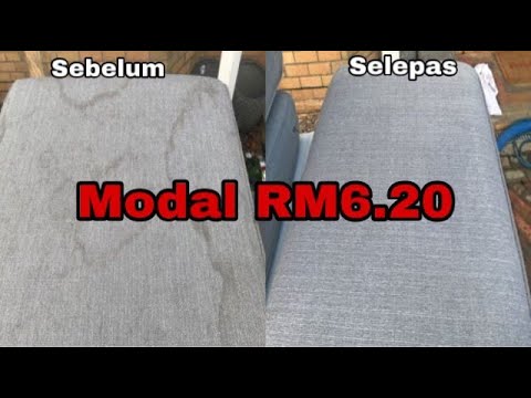 Modal RM6.20 | Tips cara cuci bersih perabut fabrik / kain langsir karpet dengan mudah cepat murah