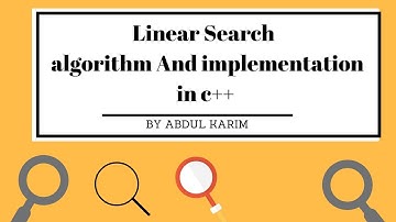 Linear Search  in Array with algorithm and C++ coding hindi urdu  #4