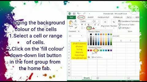Std: 6.  Sub: Computer.  Ls.no.6. Formatting Worksheets.