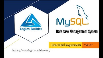 MySQL Lecture 7 (Pashto) | point of sale software initial  requirements | customers | modules