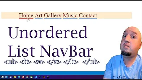 How to Create a Navigation Bar With an Unordered List