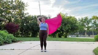 “A Patriotic Salute” *New* Flag Routine (Group B - Front View) - 4th of July Parade DGN Color Guard
