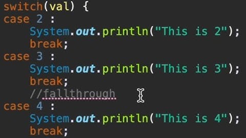 JAVA || How to use Switch case statements : with fallthrough and default case