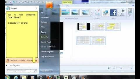 How to Record Your Voice in Windows Live Movie Maker