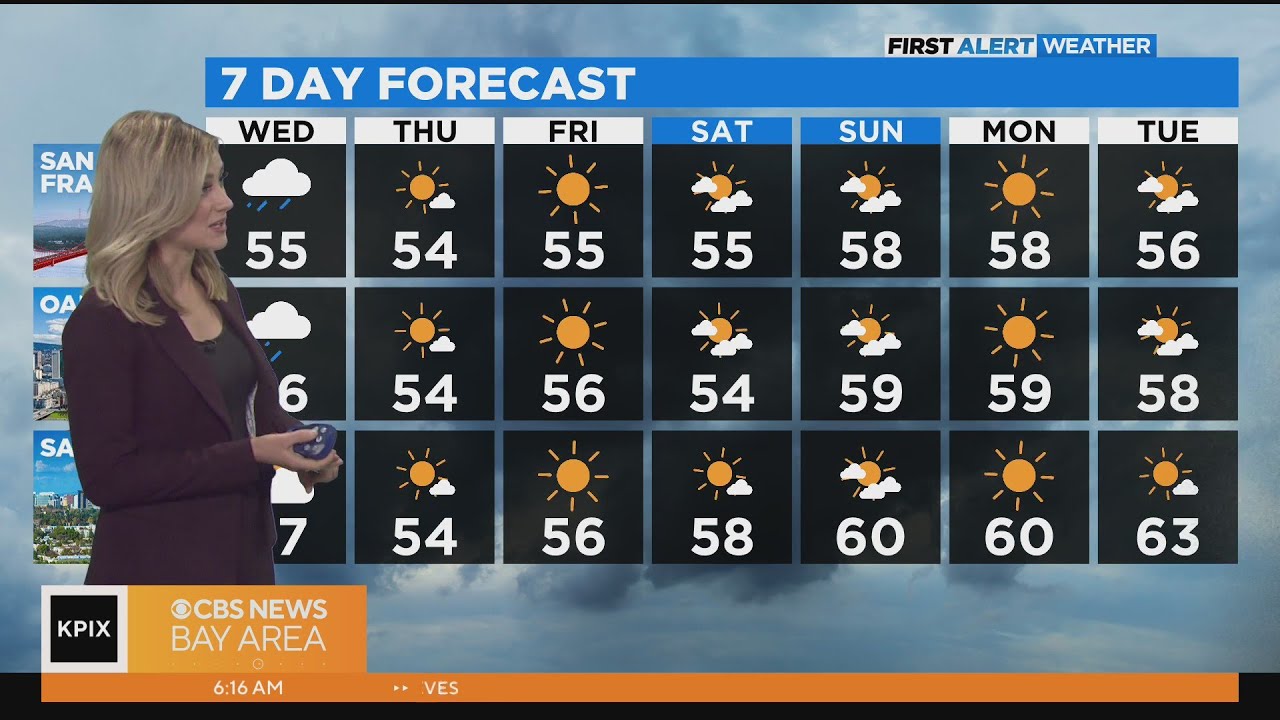 First Alert Weather forecast for Wednesday morning - YouTube
