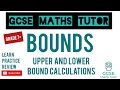 The Maths Prof: Upper and Lower Bounds - YouTube