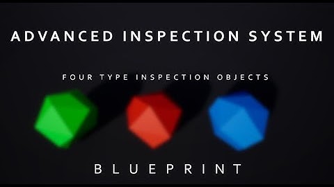 Advanced Inspection System - Blueprint