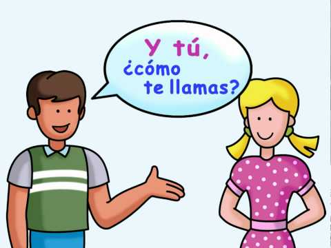 What is your name? - ¿Cómo te llamas? by Calico Spanish