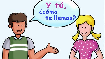 What is your name? - ¿Cómo te llamas? - Calico Spanish Songs for Kids