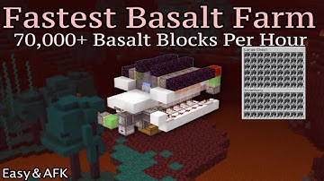 Easy & AFK Minecraft Basalt Farm 1.16 - 70,000 + Basalt per hour
