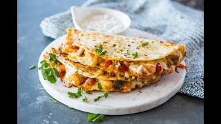 The Best Shrimp Quesadillas