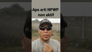 What does inactive NPWP mean?
