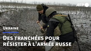 Ukraine: l'armée creuse des tranchées à l'extérieur de Soledar | AFP