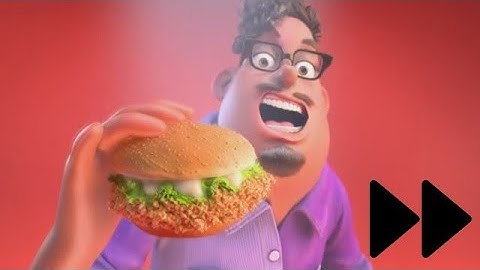 Grubhub Ad but everytime there is cringe the video speeds up