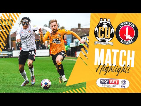 Cambridge Utd Charlton Goals And Highlights