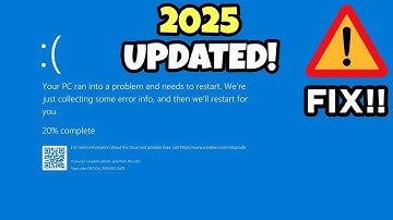 Fix CRITICAL_PROCESS_DIED Error on Windows 10/11 | Blue Screen (BSOD) Quick Fix Tutorial!