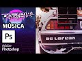 🚗Musica Synthwave para Diseñar con PHOTOSHOP 🎧[Activa tu Creatividad viajando en DeLorean]