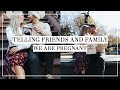 Telling our Friends and Family we are PREGNANT | Baby Moshier 2021