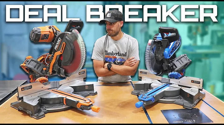 I ALMOST took this Saw Back. // RIDGID & Delta Dual Bevel Sliding Miter Saw Review