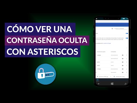 Video: Cómo Ver La Contraseña Oculta Por Asteriscos