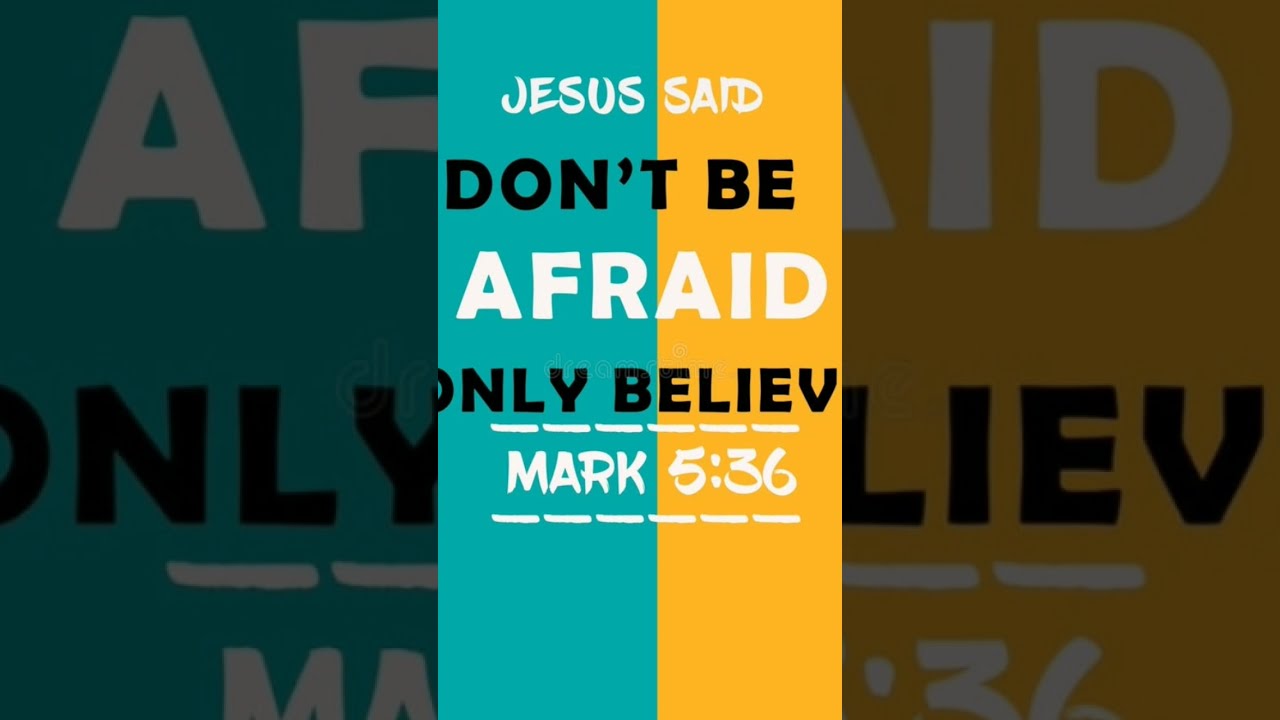 Bible Verse Mark 5 36 YouTube Bible Verse Mark 5 36 YouTube