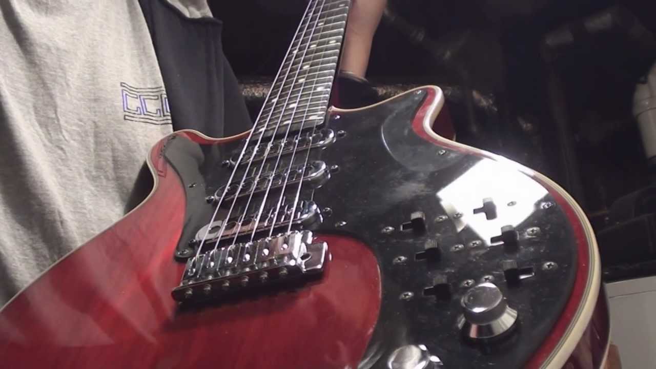 Burns Brian May Signature Guitar - YouTube