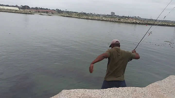 1st California Halibut!! || Fishing Camp Pendleton